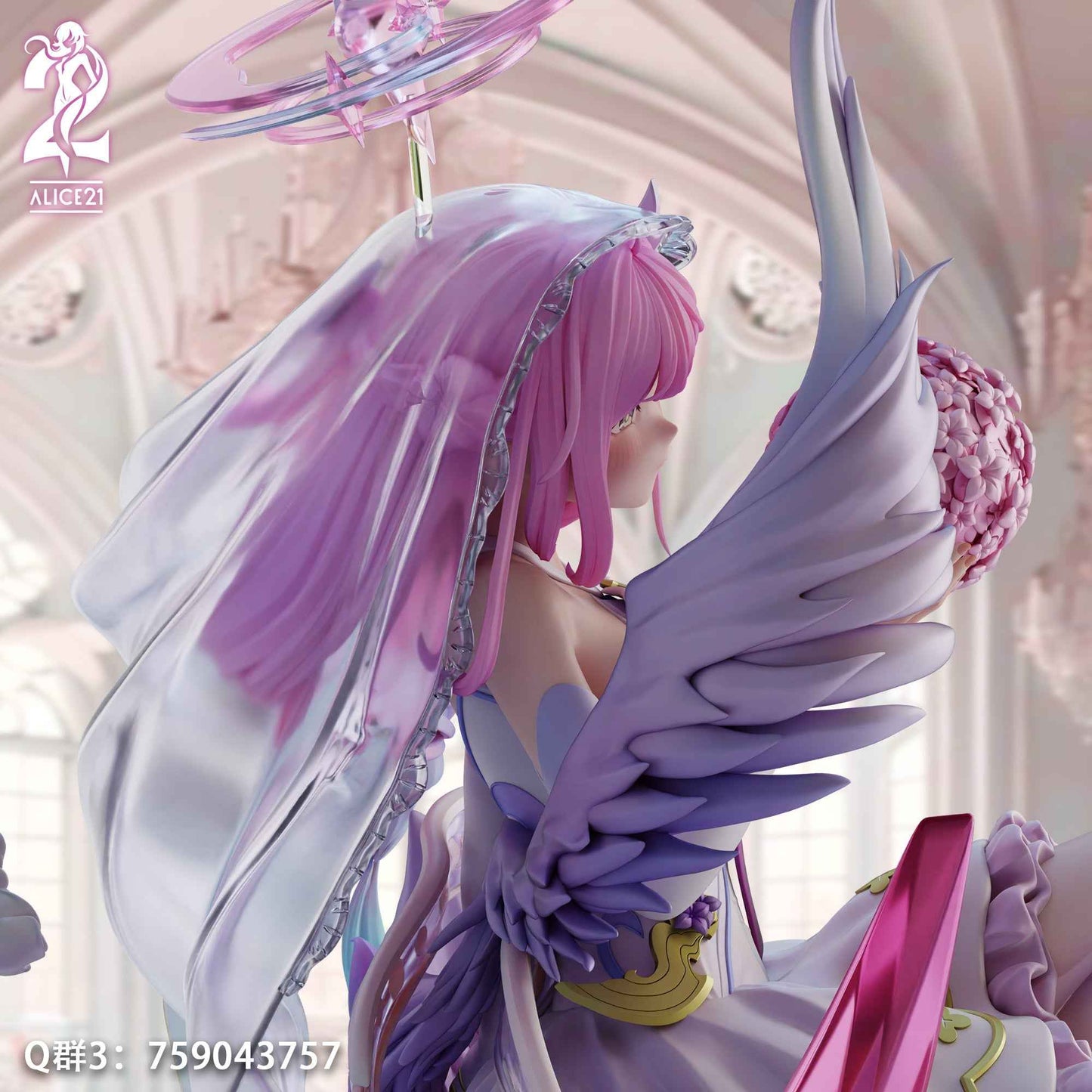Blue Archive ~ Alice21 Studio ~ Mika Misono Wedding Dress ~ Resin Statue - Santoryu Resins Collectors