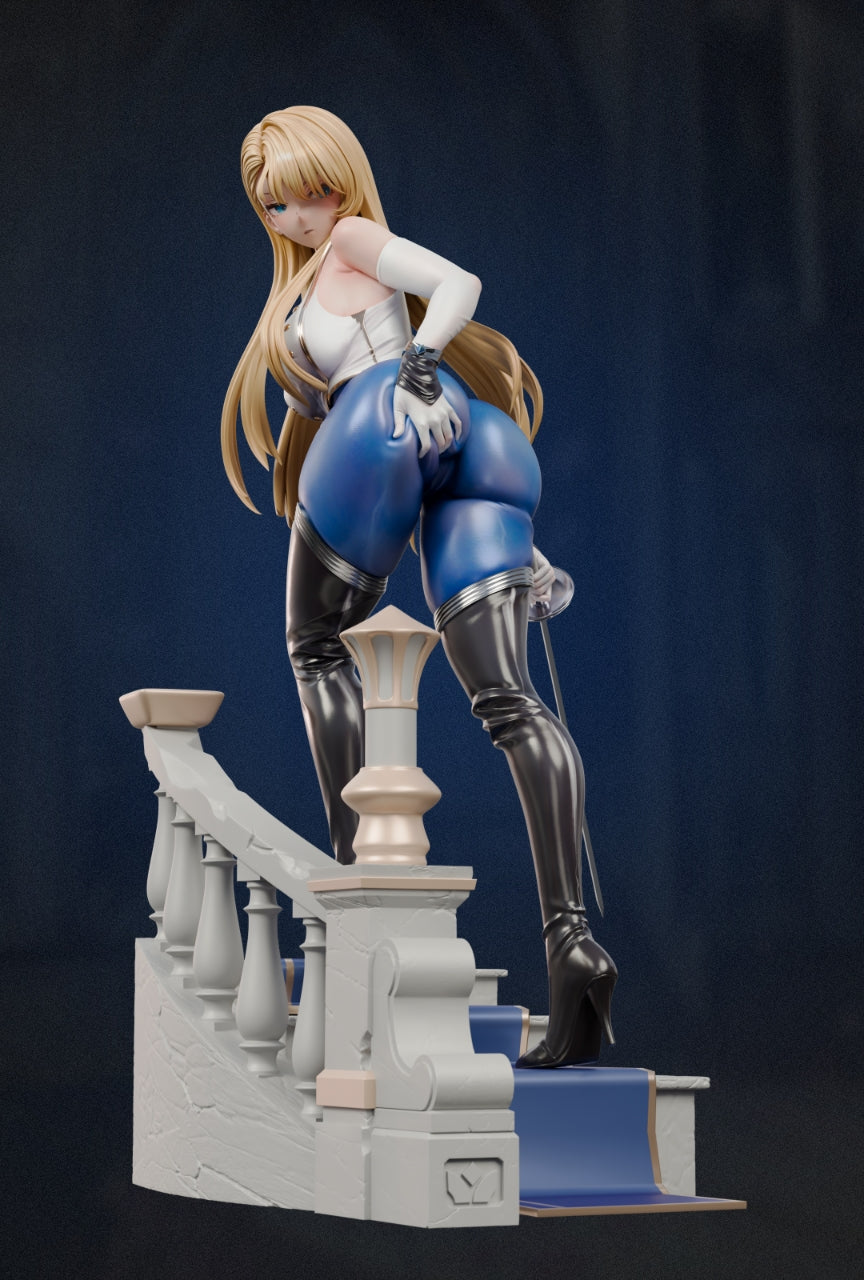 Brown Dust QBYGZ Studio Iron Monarch Wilhelmina Resin Statue