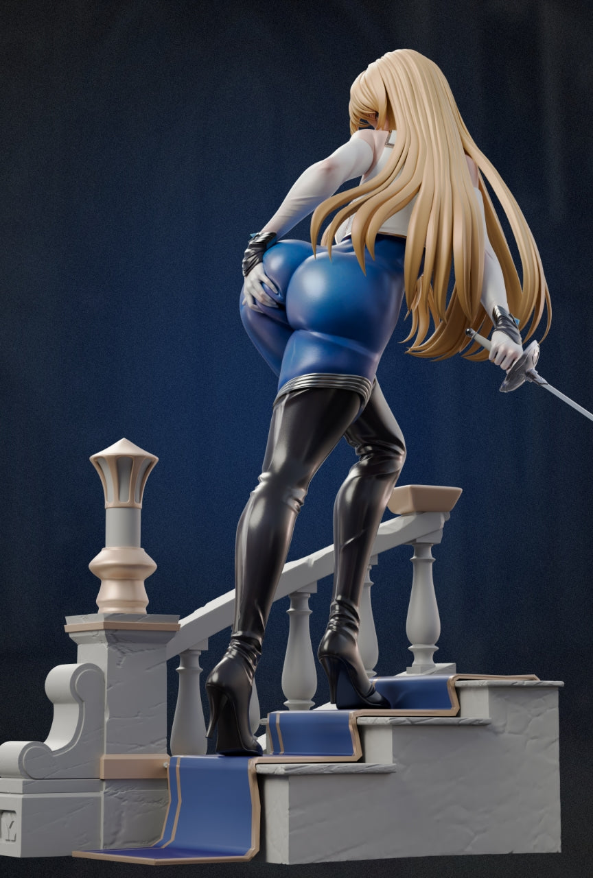 Brown Dust QBYGZ Studio Iron Monarch Wilhelmina Resin Statue