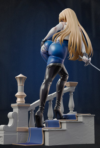Brown Dust QBYGZ Studio Iron Monarch Wilhelmina Resin Statue