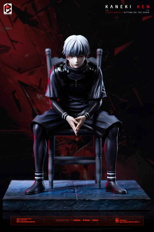 Tokyo Ghoul ~ BW Studio ~ Ken Kaneki Sitting On The Chair ~ Resin Statue