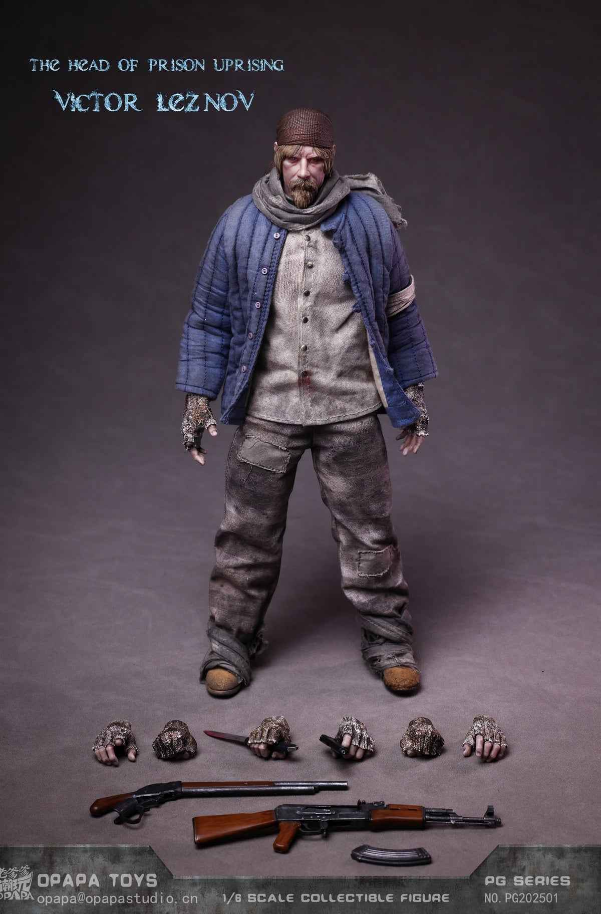 Call of Duty OPAPA TOYS Victor Leznov Reznov The Head of Prison Uprising PG202501 Licensed Action Figure