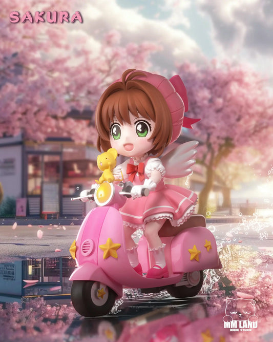 Cardcaptor Sakura MMLAND Studio Sakura Kinomoto on Motorcycle Resin Statue