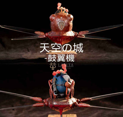 Castle in the Sky Laputa Studio Drum Wing Machine Resin Statue