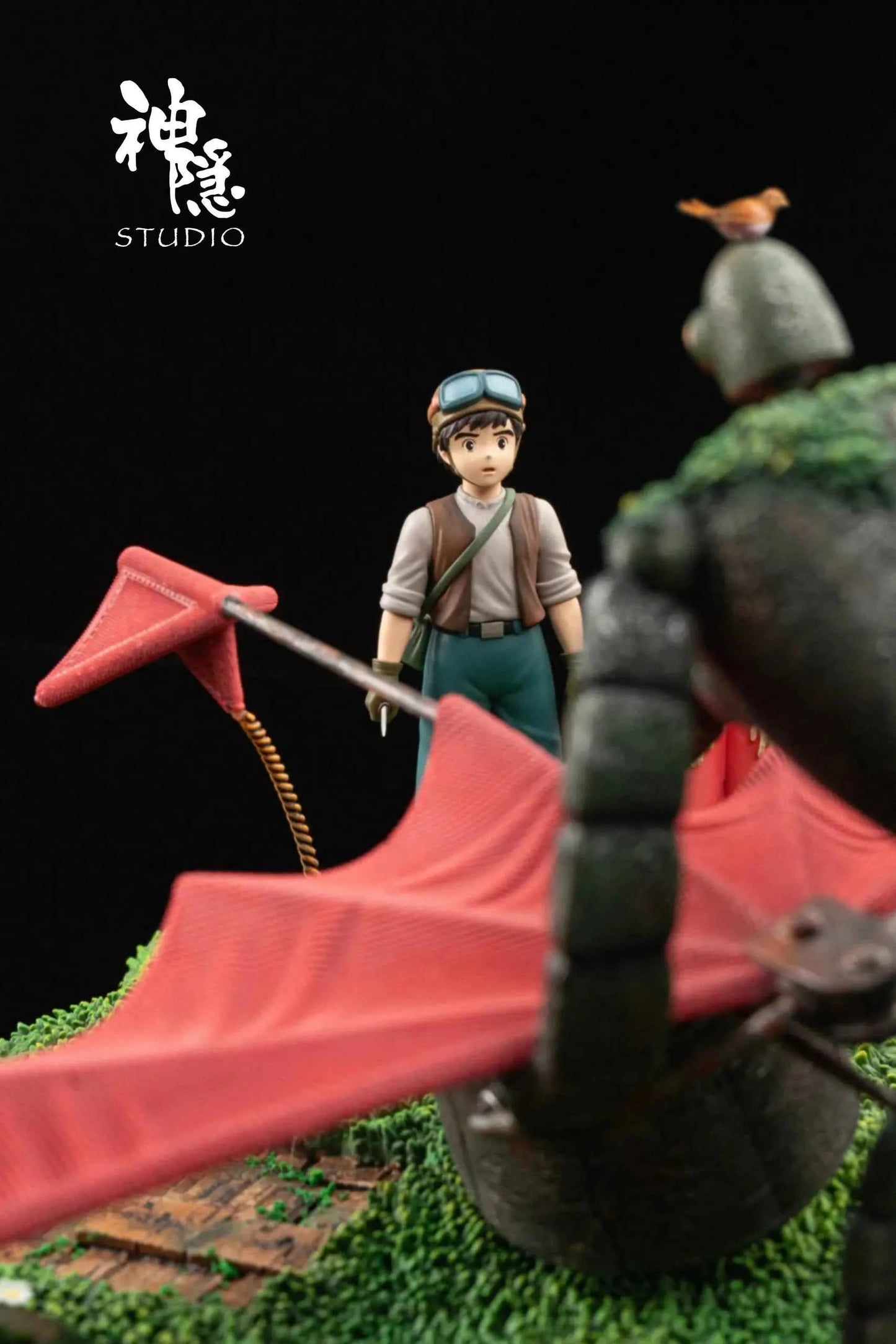 Castle in the Sky Shen Yin Studio Pasu & Sheeta First Encounter in the Clouds Resin Statue