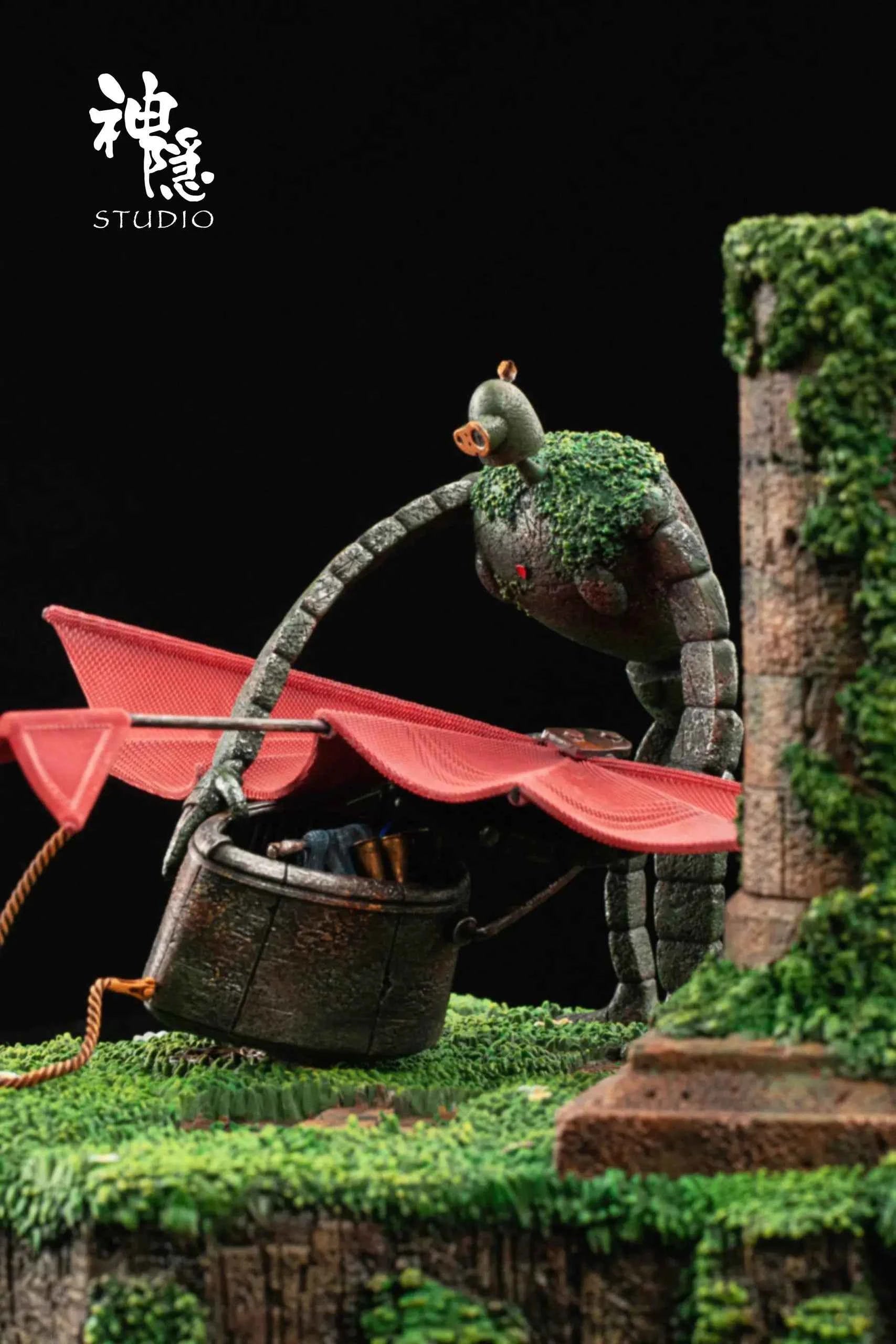 Castle in the Sky Shen Yin Studio Pasu & Sheeta First Encounter in the Clouds Resin Statue