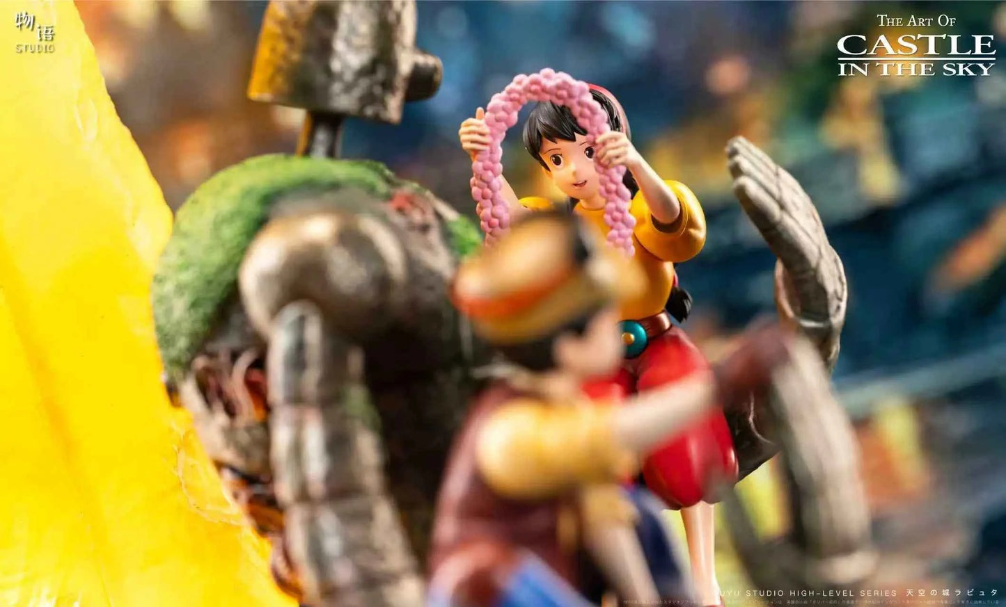 Castle in the Sky Wu Yu Studio Robo & Sheeta & Pasu Resin Statue