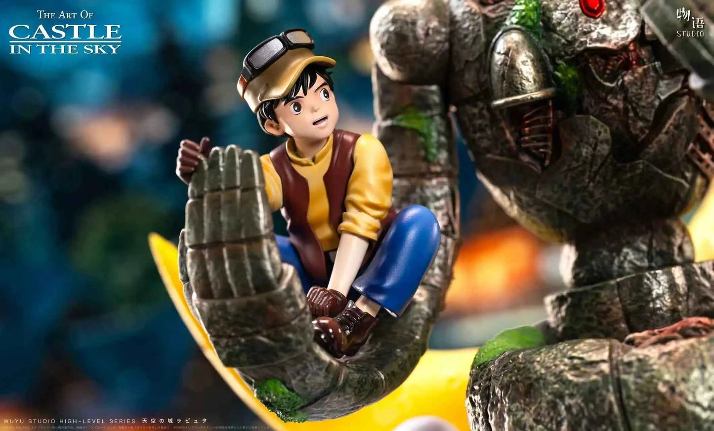 Castle in the Sky Wu Yu Studio Robo & Sheeta & Pasu Resin Statue