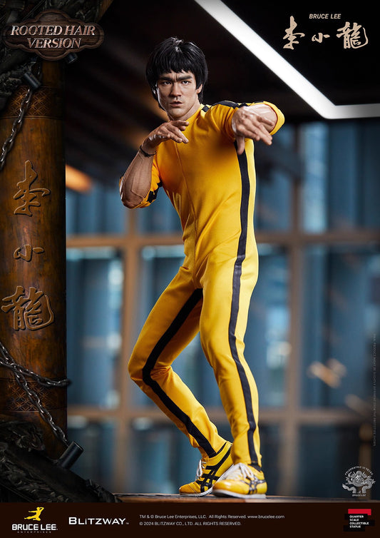 Celebrity Figure Blitzway Bruce Lee Rooted Hair BW-SS-22401 1/4 License Resin Statue