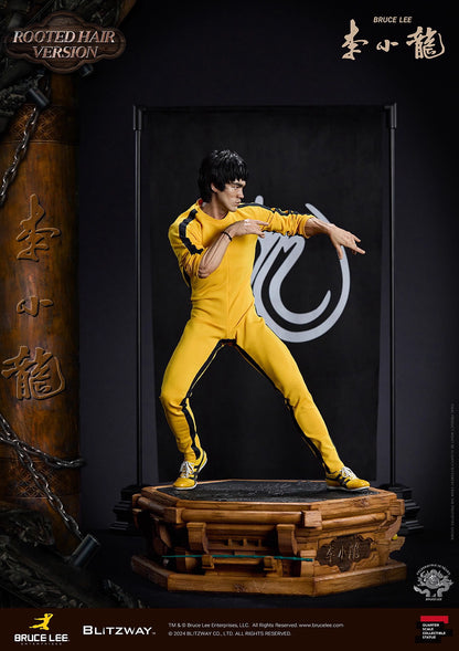 Celebrity Figure Blitzway Bruce Lee Rooted Hair BW-SS-22401 1/4 License Resin Statue