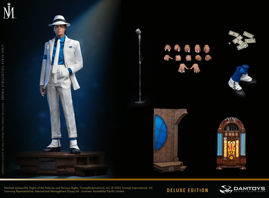 Celebrity Figure DAMTOYS Michael Jackson “Smooth Criminal” Tribute NO.DMS048S 1/6 Licensed Action Figure