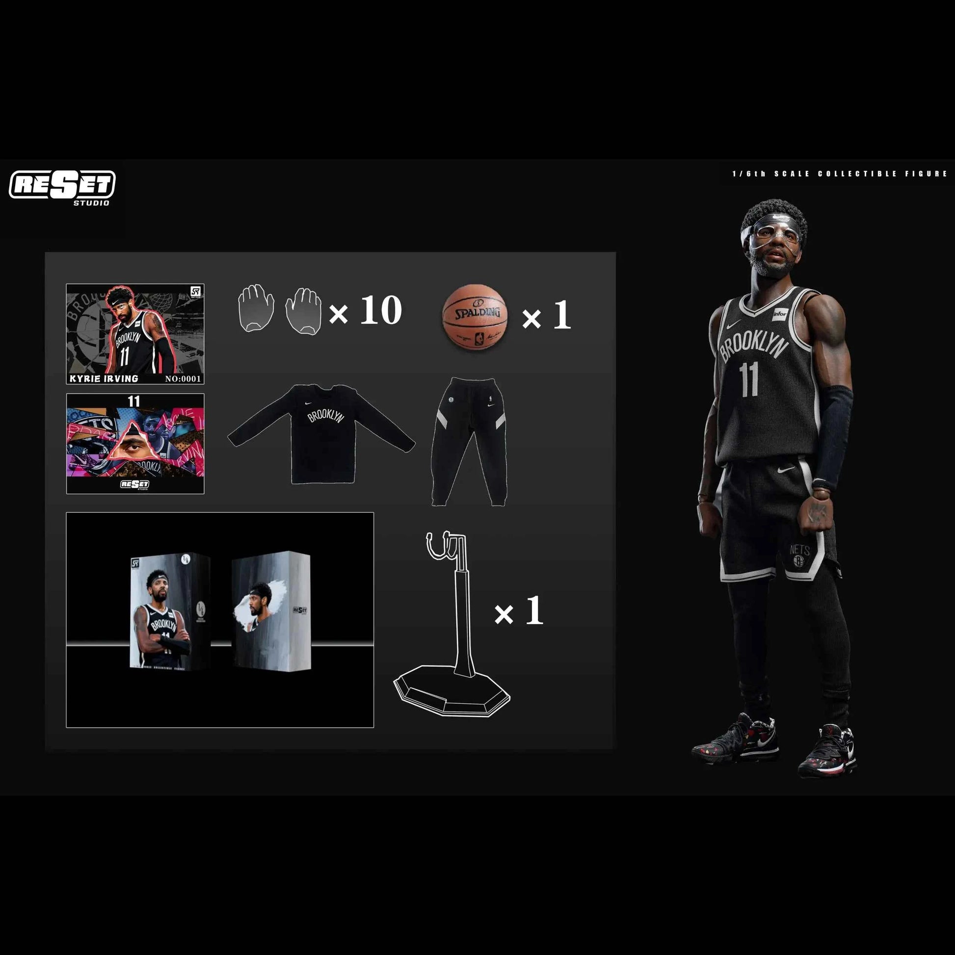 Celebrity Figure  ReSet Studio NBA Kyrie Andrew Irving Action Figure (3rd party)