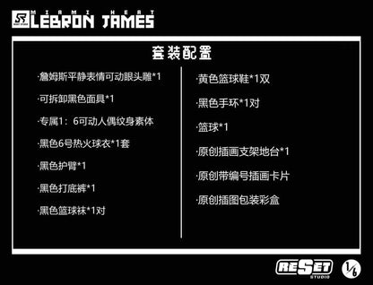 Celebrity Figure ReSet Studio NBA LeBron James 1/6 Action Figure (3rd party)