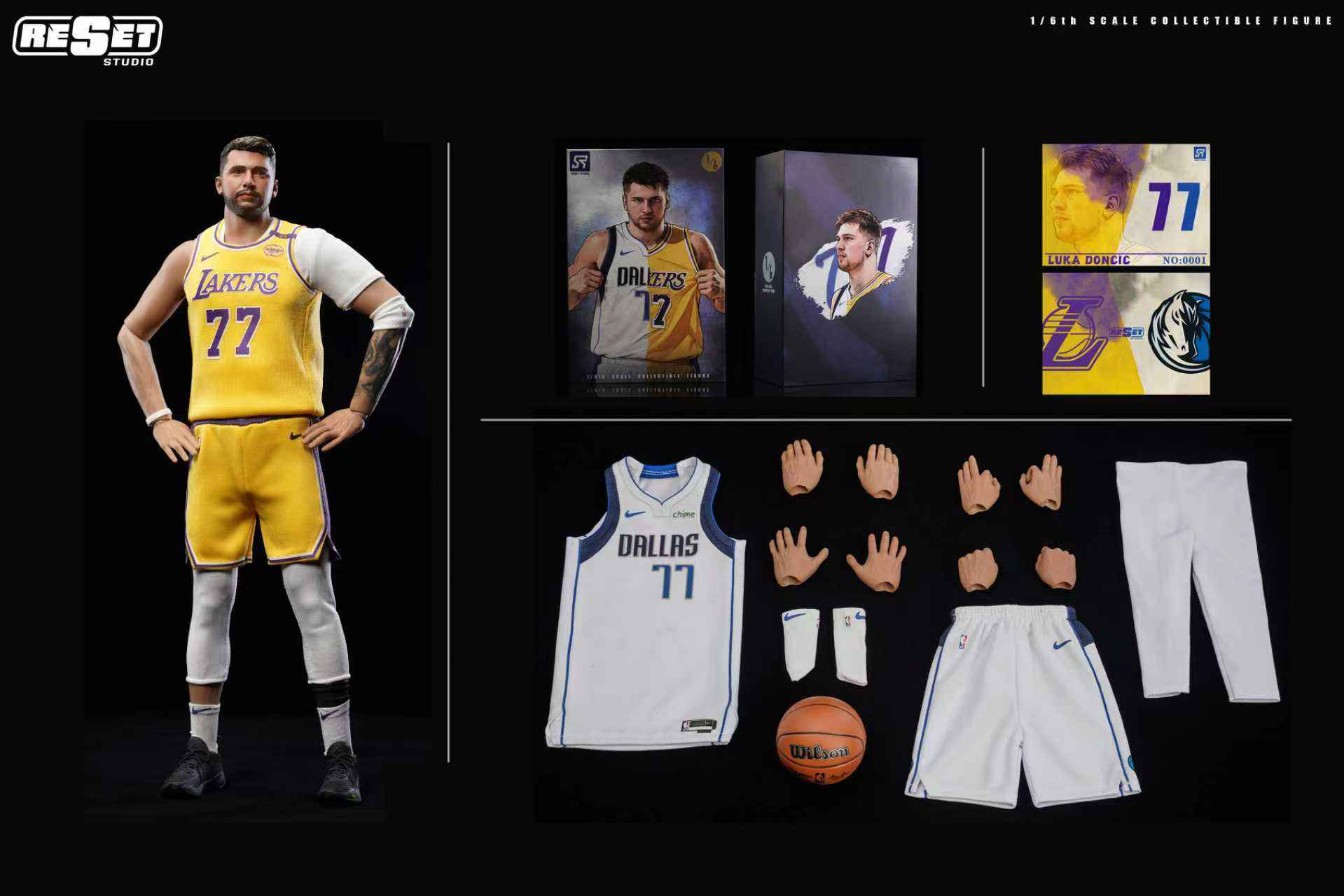 Celebrity Figure ReSet Studio NBA Luka Dončić 1/6 Action Figure (3rd party)