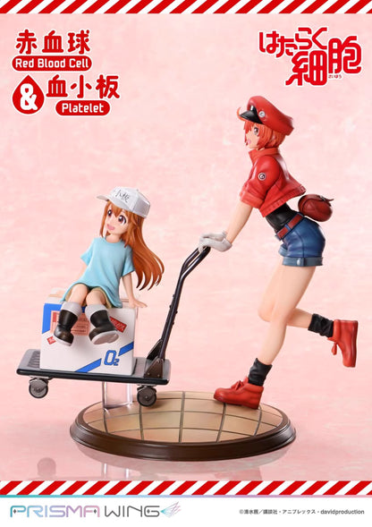 Cells at Work Prime 1 Studio PRISMA WING Red Blood Cell & Platelet PWHSB-01S Licensed PVC Figure