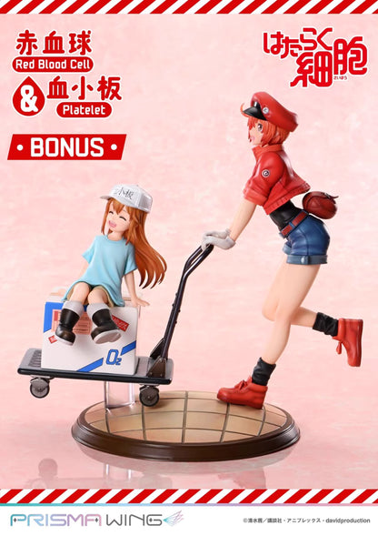Cells at Work Prime 1 Studio PRISMA WING Red Blood Cell & Platelet PWHSB-01S Licensed PVC Figure
