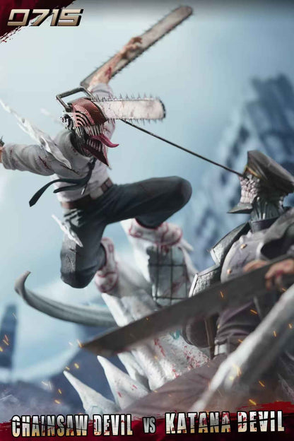 Chainsaw Man 0715 Studio Denji vs. Katana Demon Resin Statue