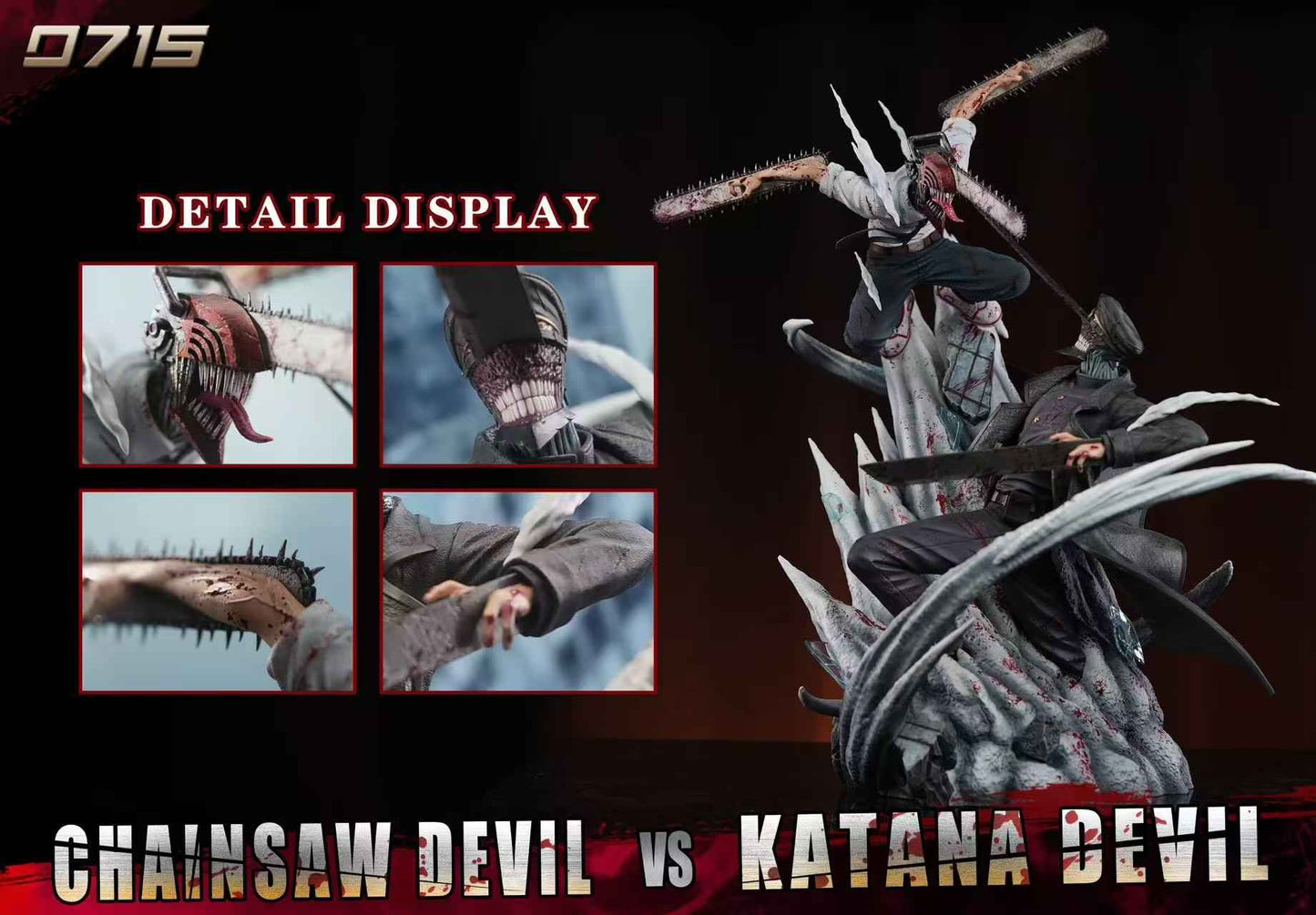 Chainsaw Man 0715 Studio Denji vs. Katana Demon Resin Statue