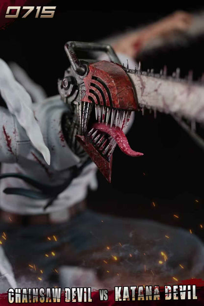 Chainsaw Man 0715 Studio Denji vs. Katana Demon Resin Statue