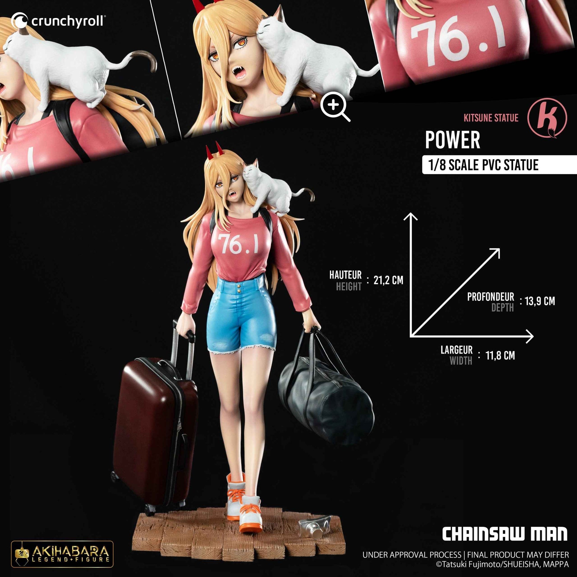 Chainsaw Man Kitsune Statue Power Licensed PVC Figure