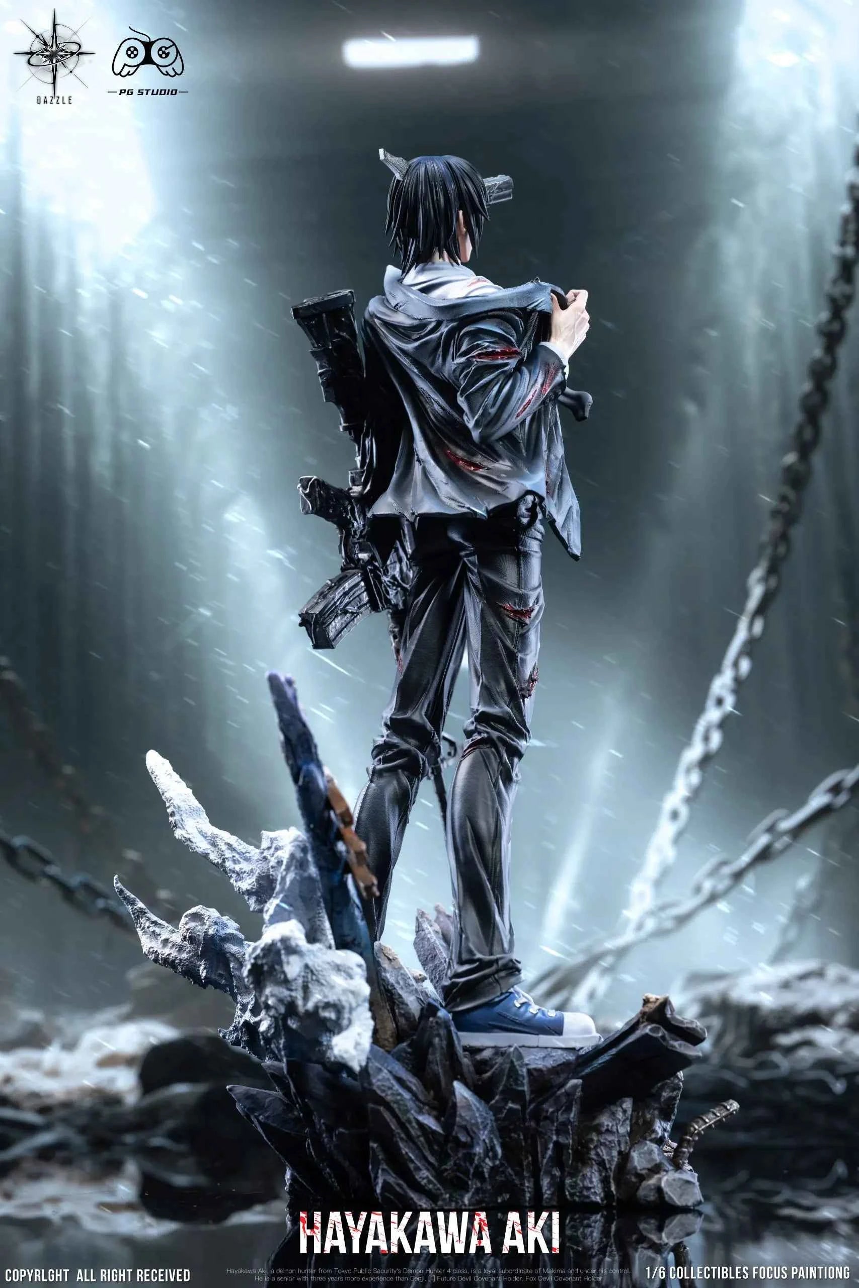 Chainsaw Man PG & Dazzle Studio Hayakawa Aki Resin Statue