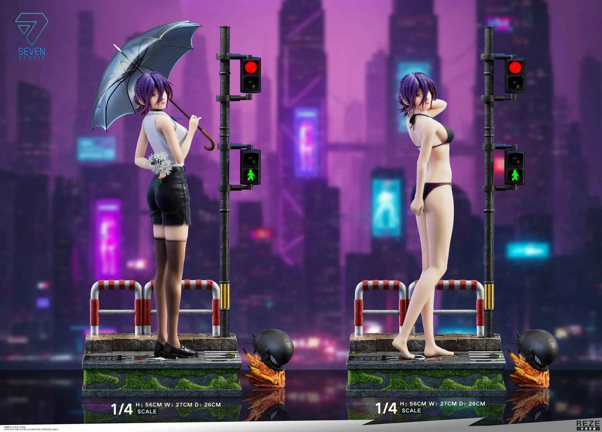 Chainsaw Man Seven Studio Reze Resin Statue