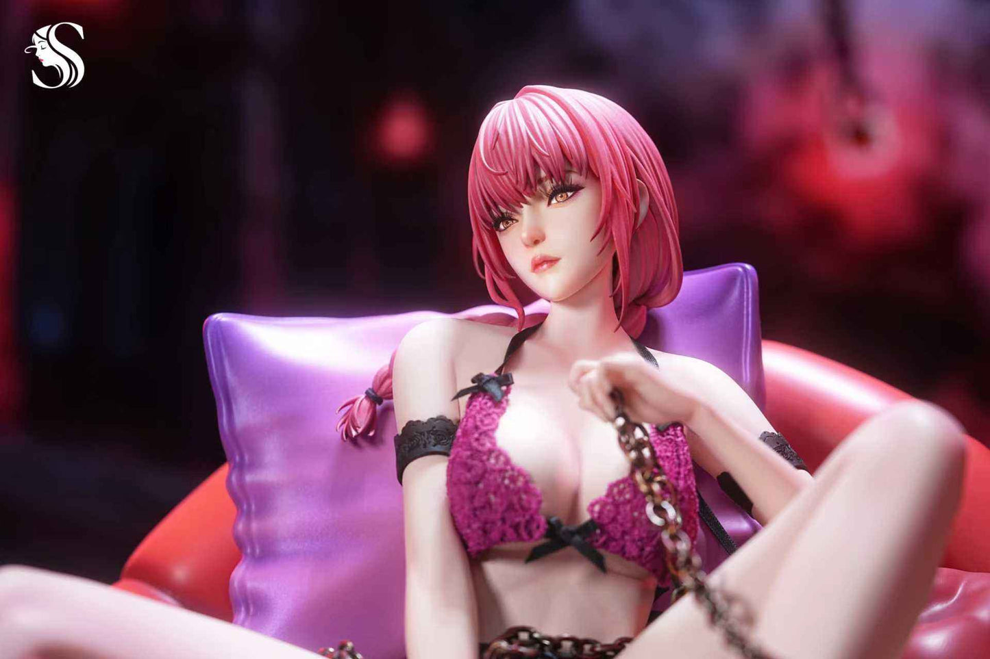Chainsaw Man Temptress & Four Horsemen Studio Makima & Denji  1/4 Resin Statue