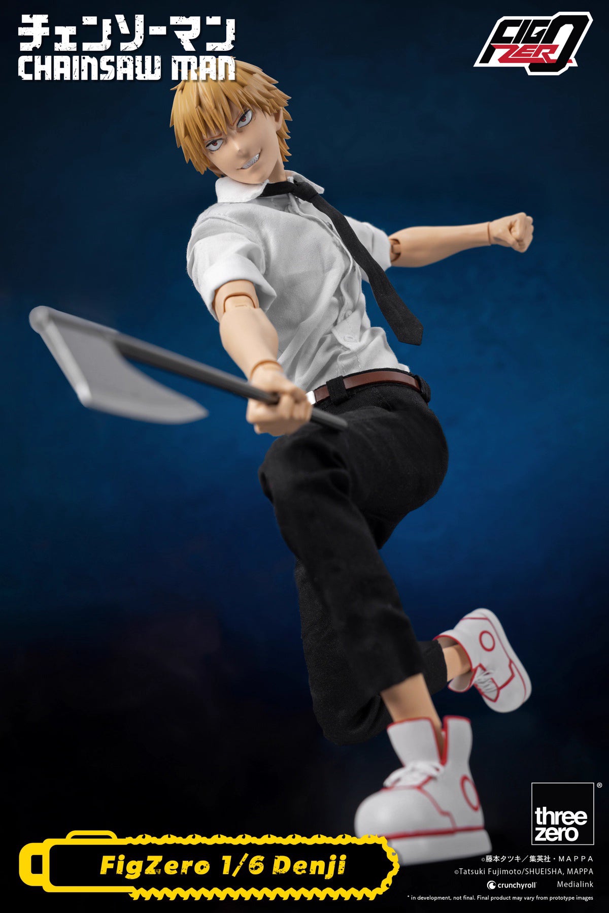 Chainsaw Man Threezero Denji 3Z04070M0 1/6 Licensed Action Figure