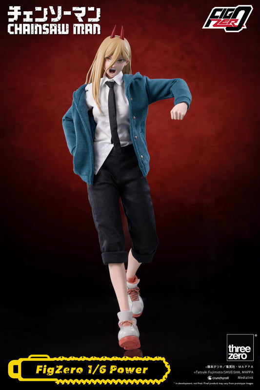 Chainsaw Man Threezero Power 3Z04080M0 1/6 Licensed Action Figure