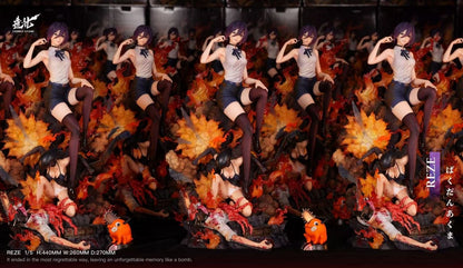 ZaoHua Studio Reze & Bomb Demon Resin Statue