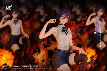 ZaoHua Studio Reze & Bomb Demon Resin Statue