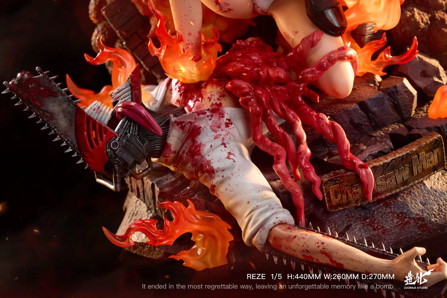 ZaoHua Studio Reze & Bomb Demon Resin Statue