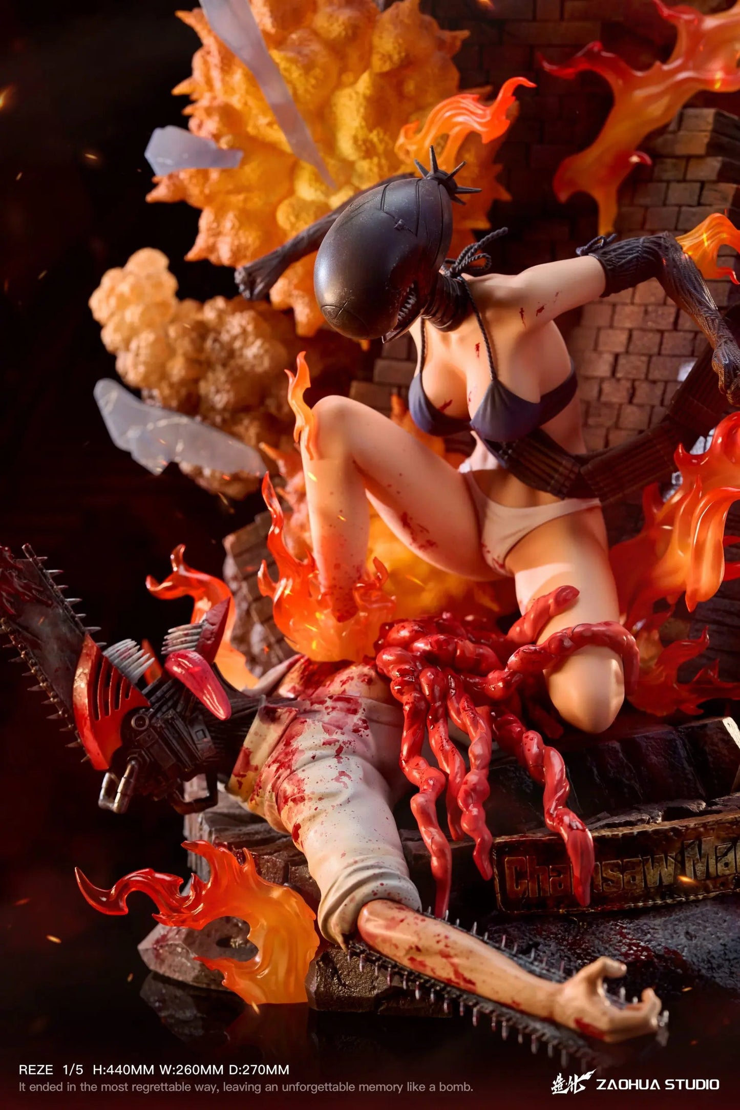 ZaoHua Studio Reze & Bomb Demon Resin Statue