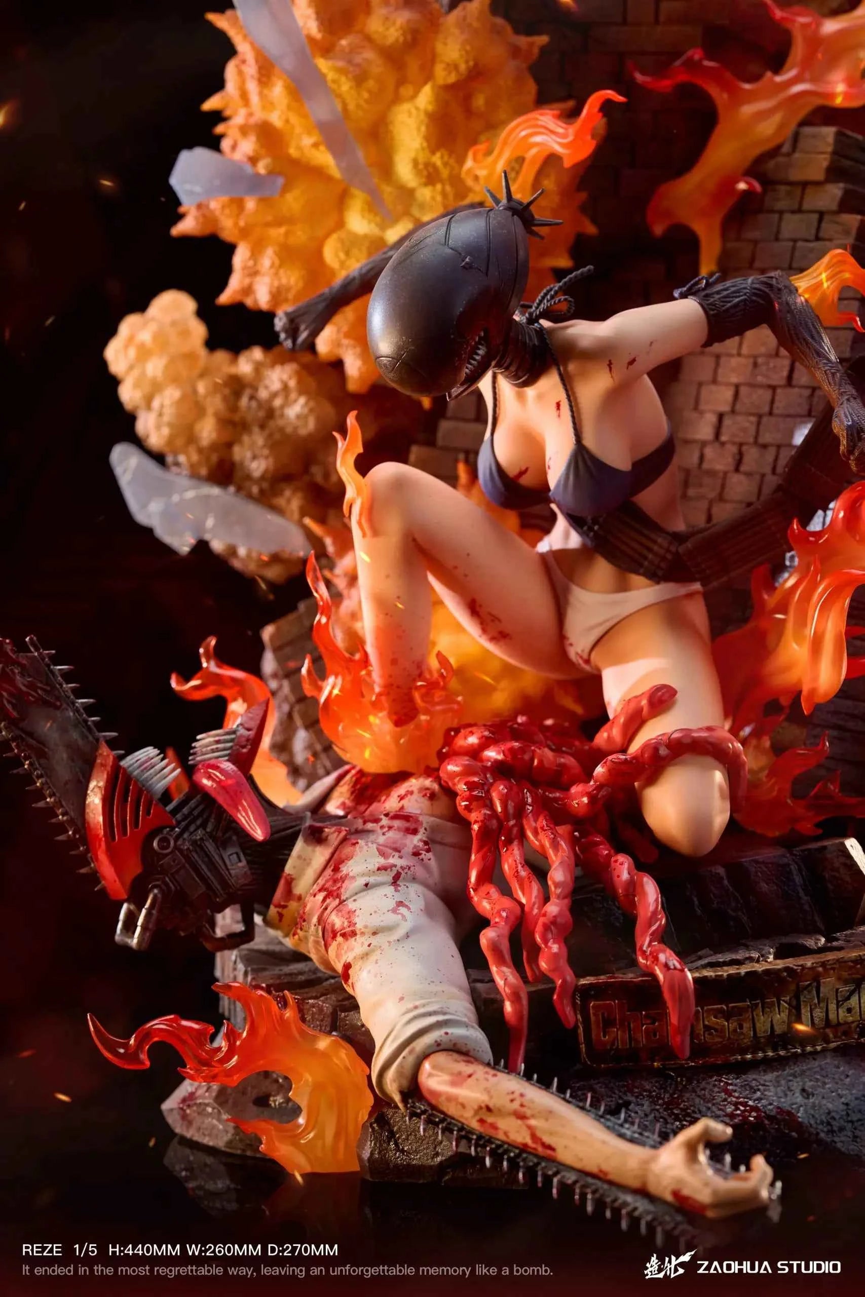 Chainsaw Man ZaoHua Studio Reze & Bomb Demon Resin Statue
