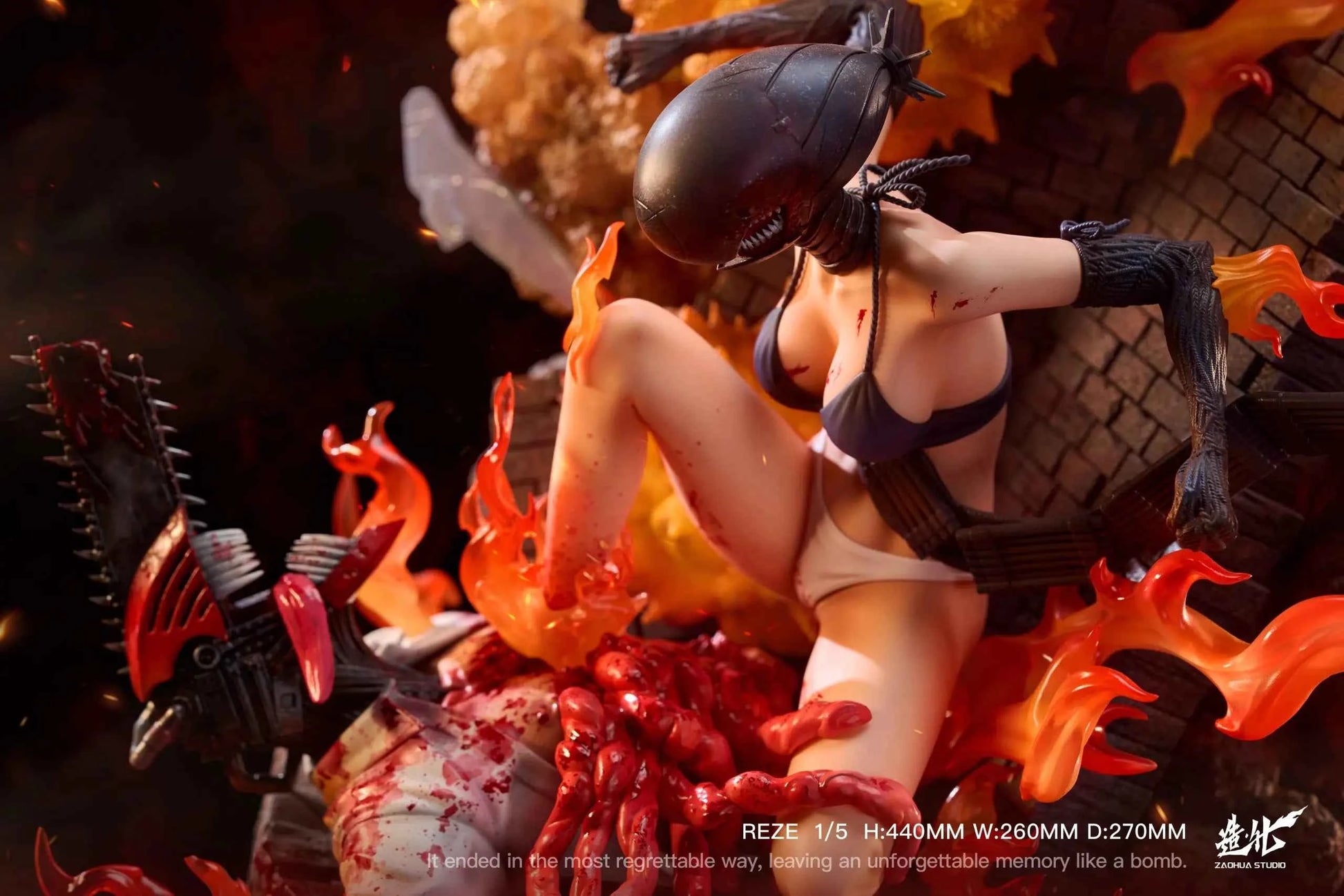 Chainsaw Man ZaoHua Studio Reze & Bomb Demon Resin Statue