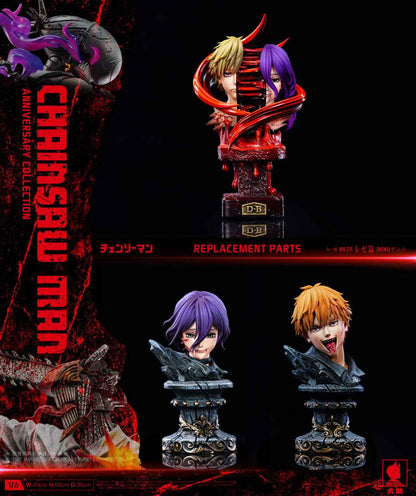 Chainsaw Man Big Feeler Studio Denji vs Reze Resin Statue