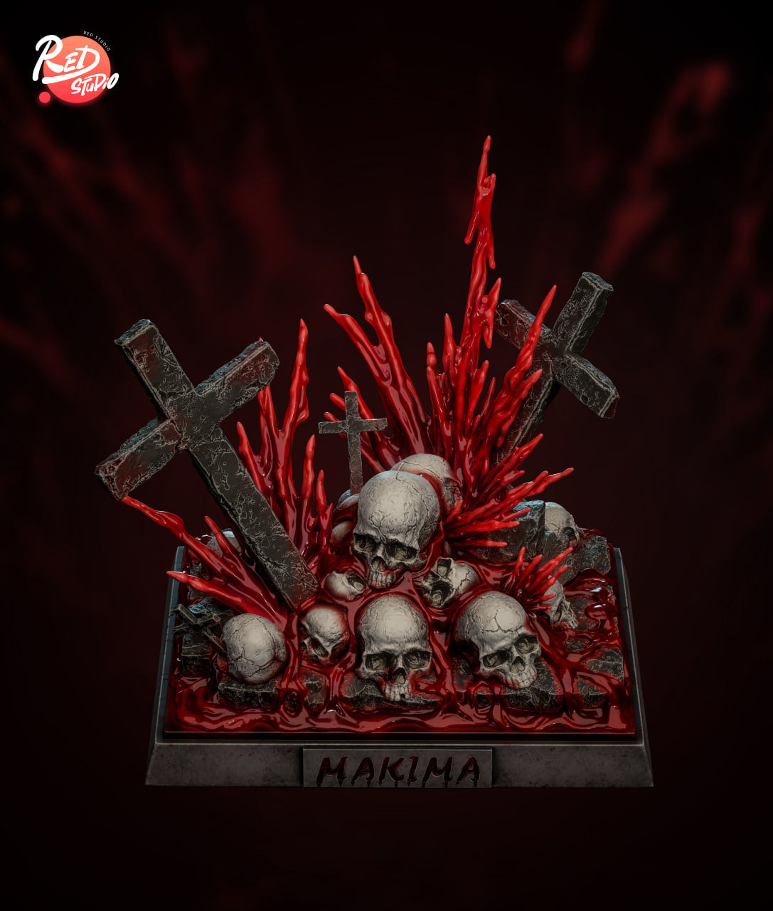 Chainsaw Man Red Studio Makima Resin Statue