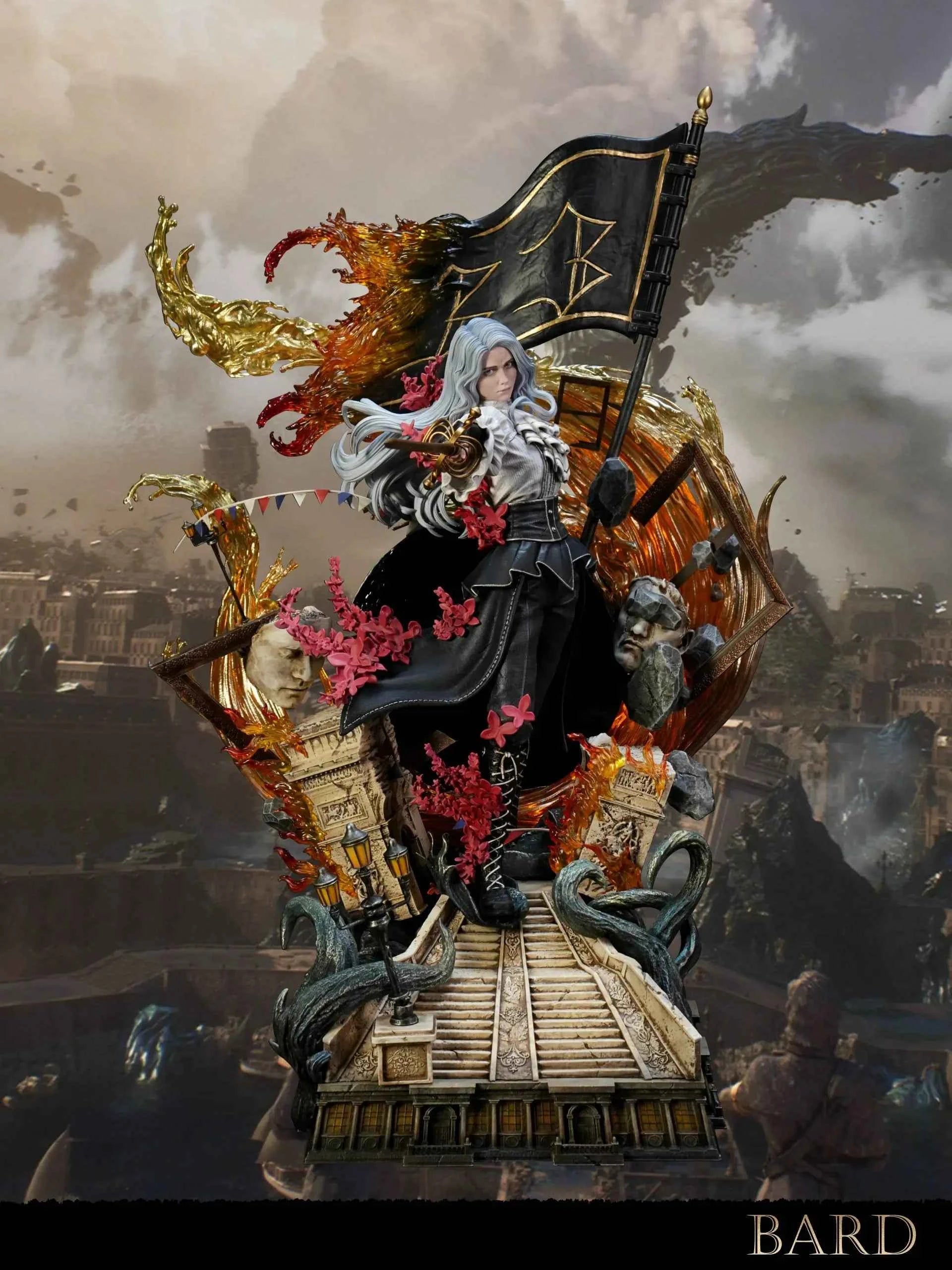 Clair Obscur: Expedition 33 Bard Studio Maelle Resin Statue