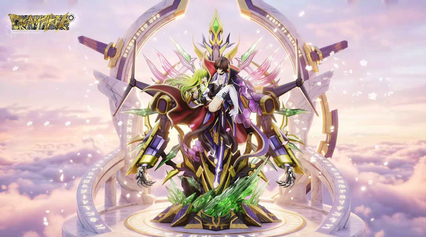 Code Geass Dream Maker Studio Lelouch Lamperouge & CC 1/4 Resin Statue