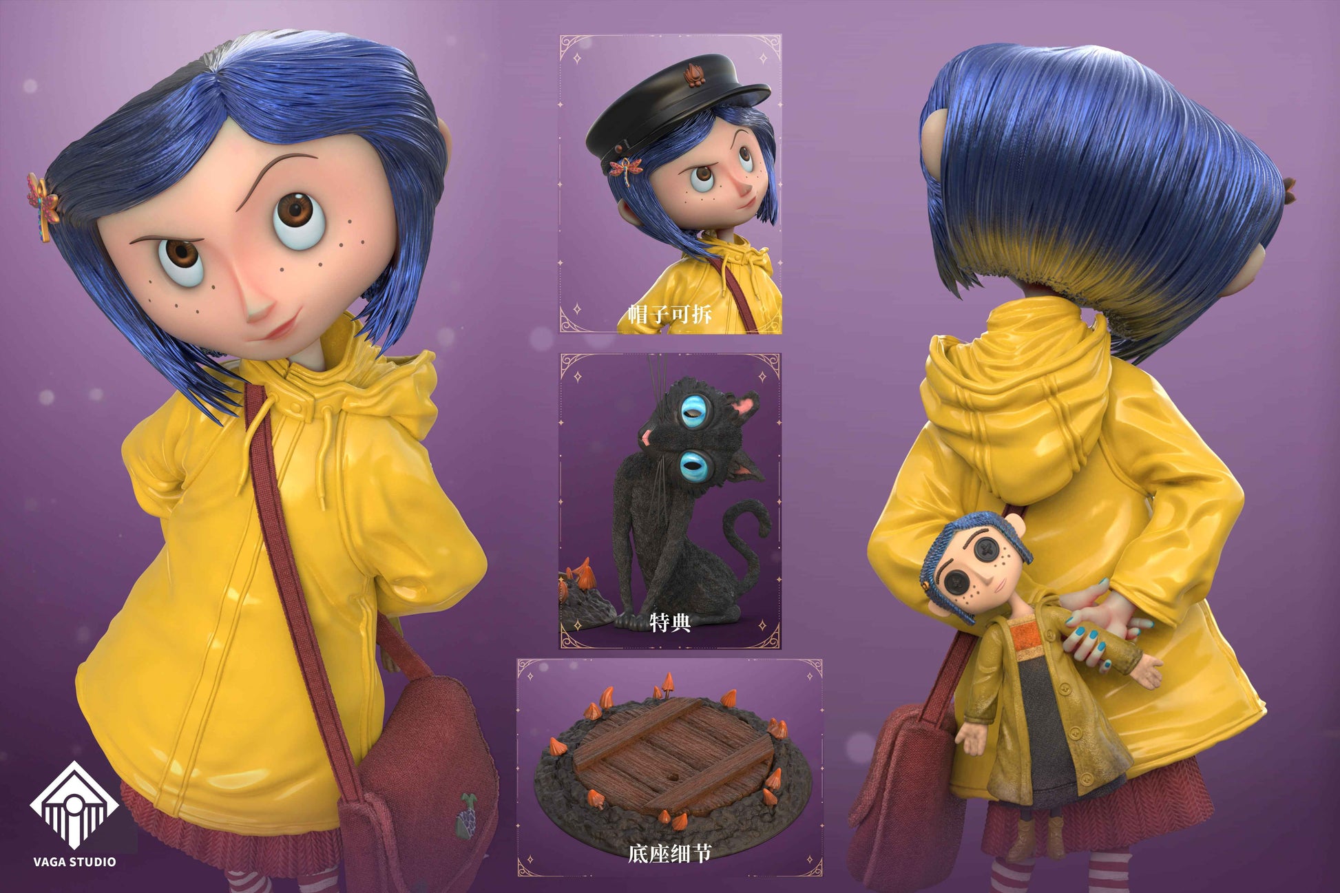 Coraline VAGA Studio Jones Coraline Resin Statue
