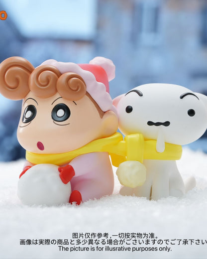 Crayon Shin-chan LiMi Studio SHimawari Snowball Fun Resin Statue
