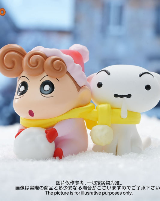 Crayon Shin-chan LiMi Studio SHimawari Snowball Fun Resin Statue