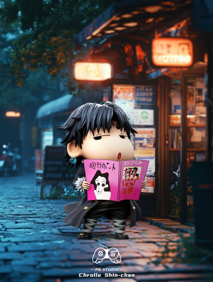 Crayon Shin Chan PG Studio Shinnosuke Nohara Cosplay Chrollo Resin Statue