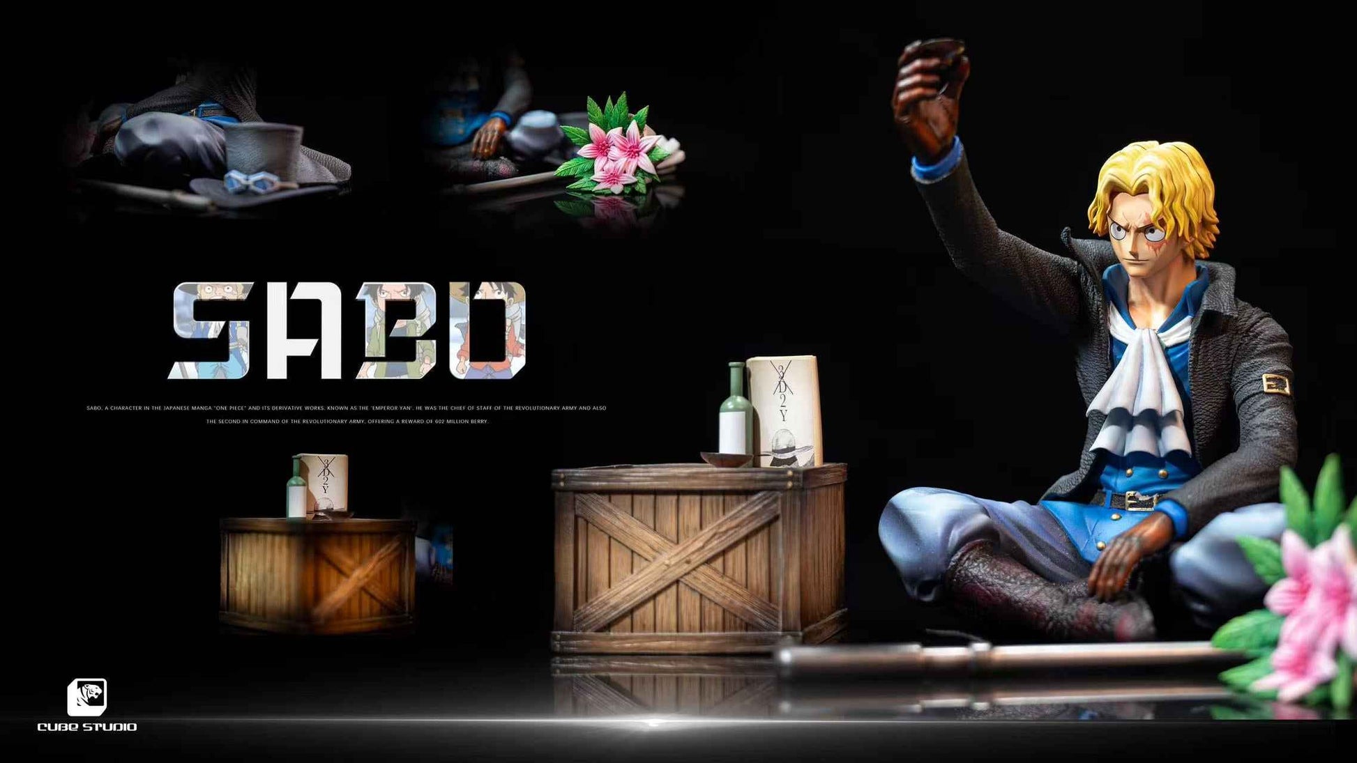 One Piece ~ Cube Studio ~ Sabo ~ Resin Statue