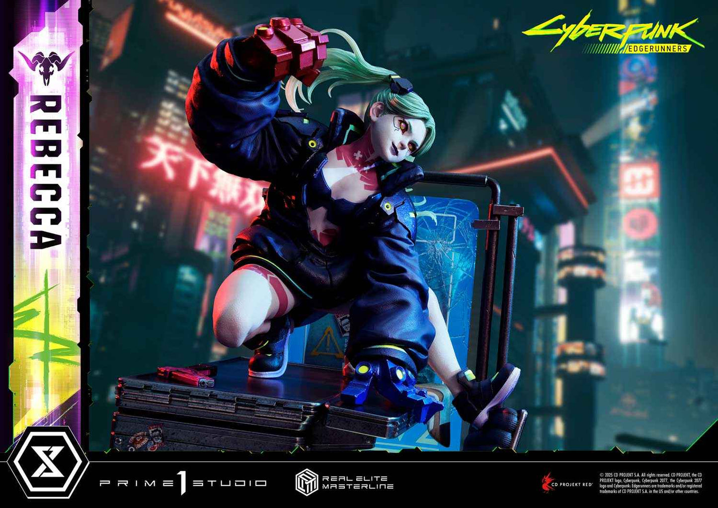 Cyberpunk Edgerunners Prime 1 Studio Rebecca REMCP-03 REMCP-03DX Licensed Resin Statue