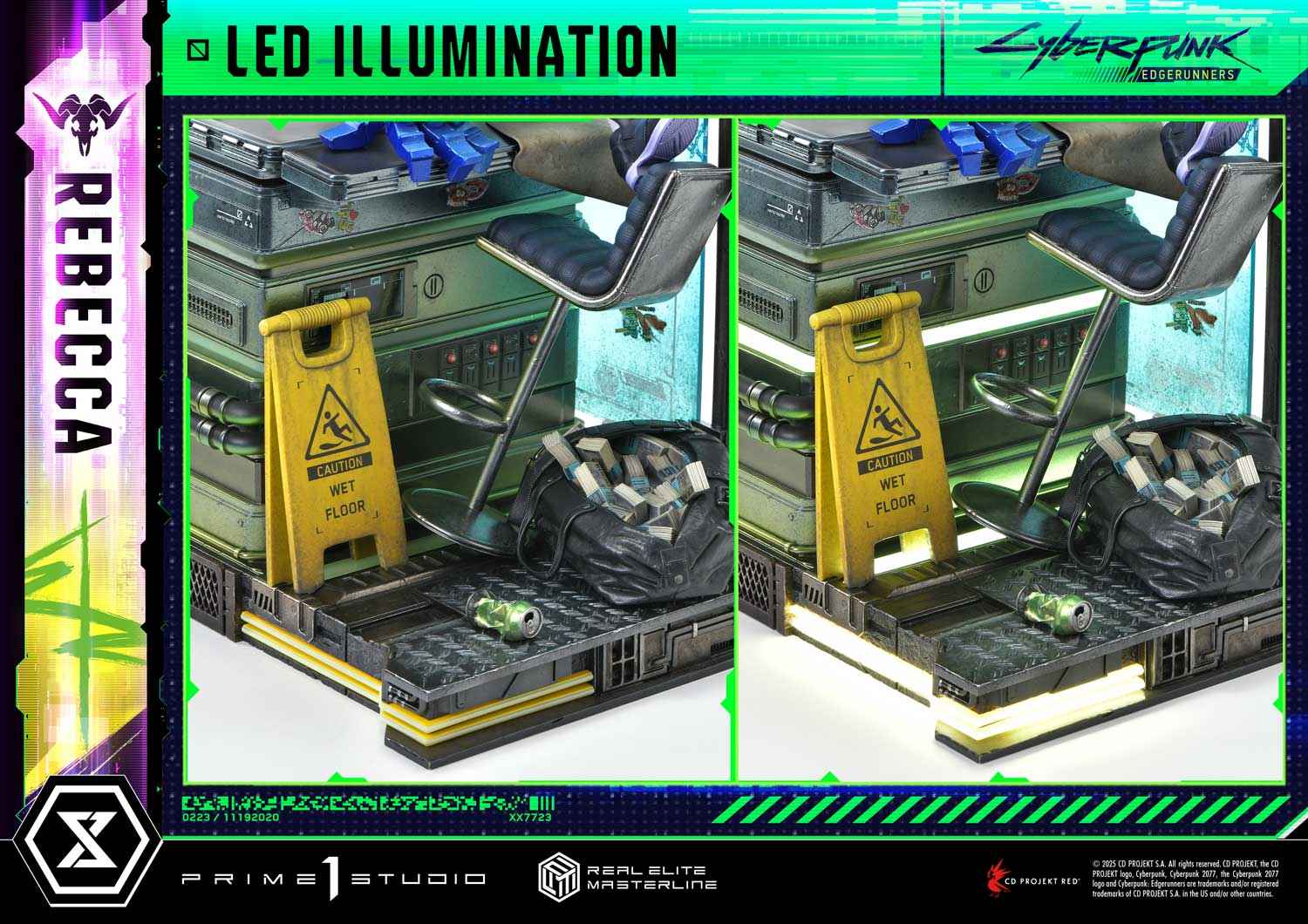 Cyberpunk Edgerunners Prime 1 Studio Rebecca REMCP-03 REMCP-03DX Licensed Resin Statue