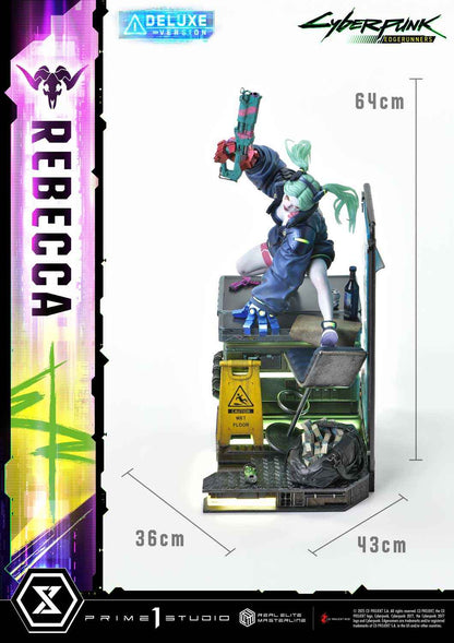 Cyberpunk Edgerunners Prime 1 Studio Rebecca REMCP-03 REMCP-03DX Licensed Resin Statue
