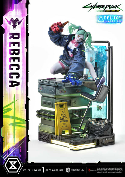 Cyberpunk Edgerunners Prime 1 Studio Rebecca REMCP-03 REMCP-03DX Licensed Resin Statue