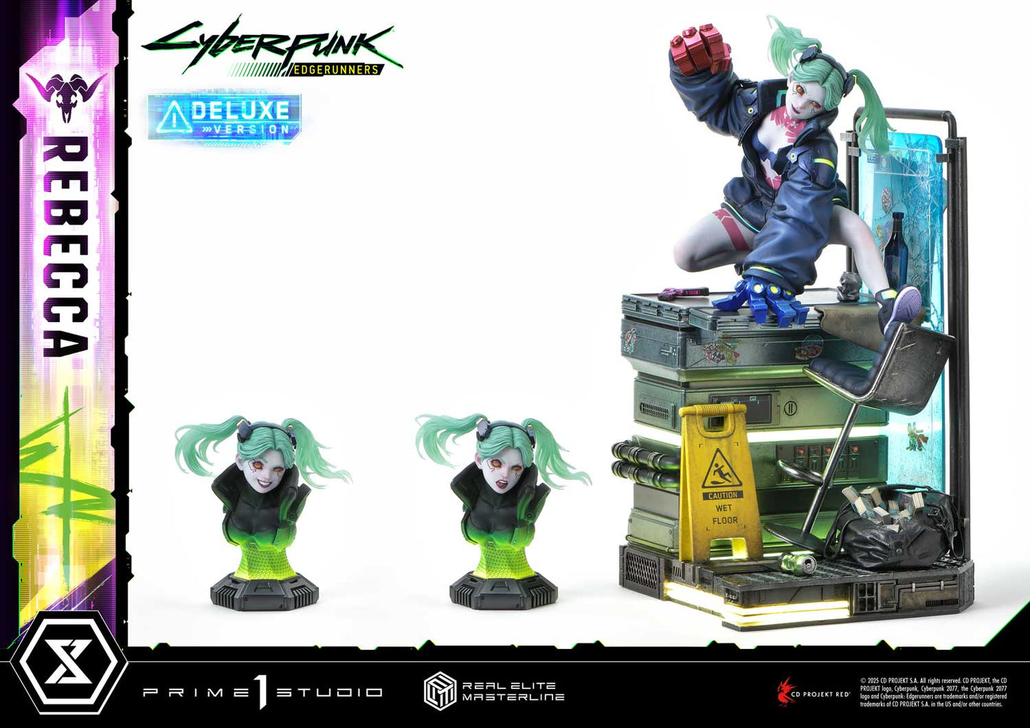 Cyberpunk Edgerunners Prime 1 Studio Rebecca REMCP-03 REMCP-03DX Licensed Resin Statue