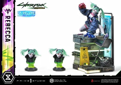 Cyberpunk Edgerunners Prime 1 Studio Rebecca REMCP-03 REMCP-03DX Licensed Resin Statue